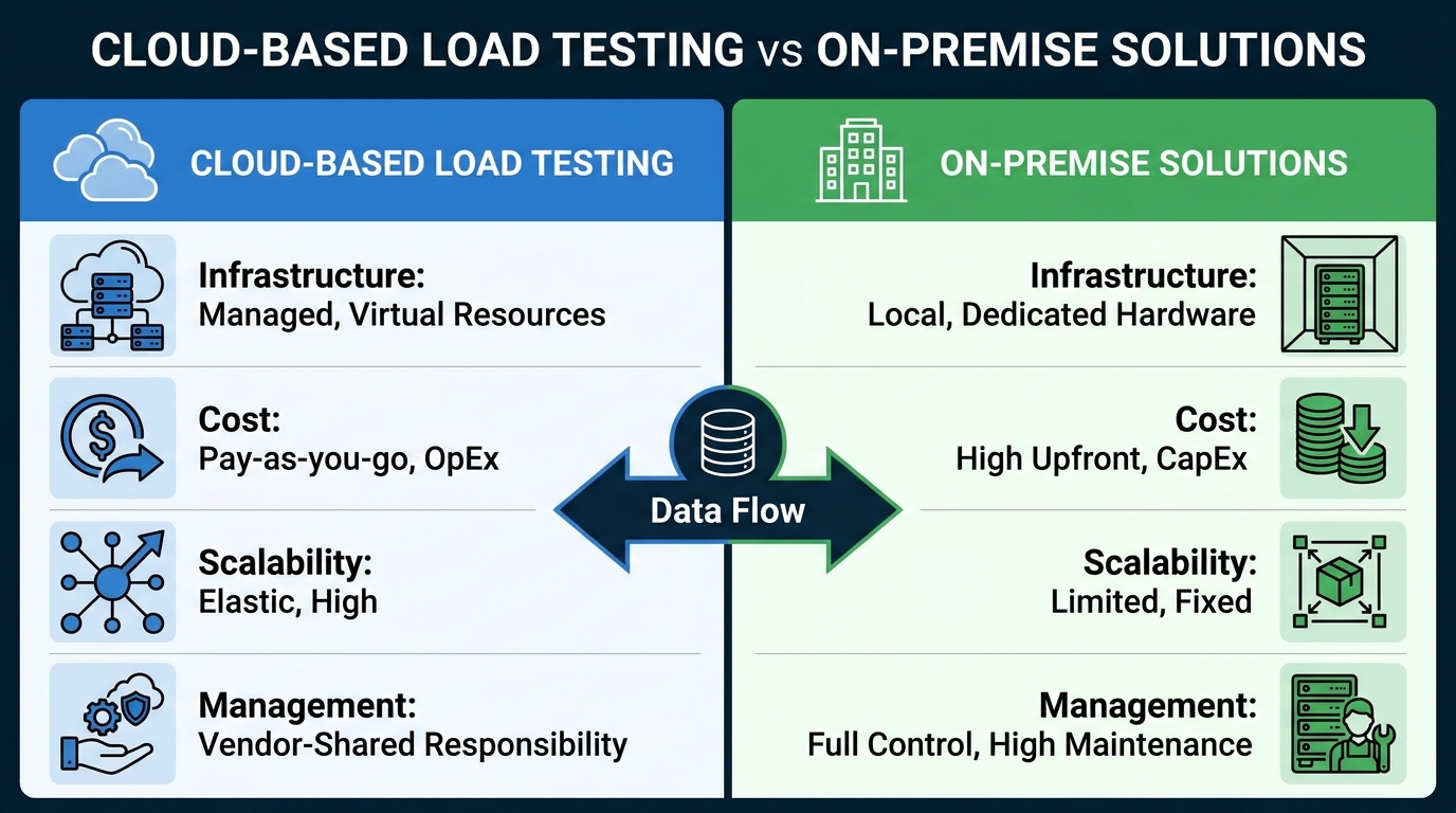 Cloud Load Testing vs On-Premise Solutions for Startups: A 2026 Comparison Guide