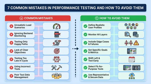 7 Common Performance Testing Mistakes (and How to Avoid Them) in 2026