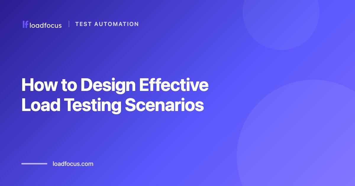 How to Design Effective Load Testing Scenarios