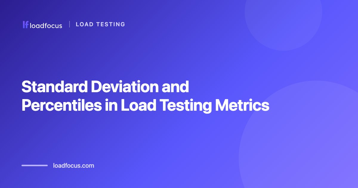 Standard Deviation and Percentiles in Load Testing Metrics