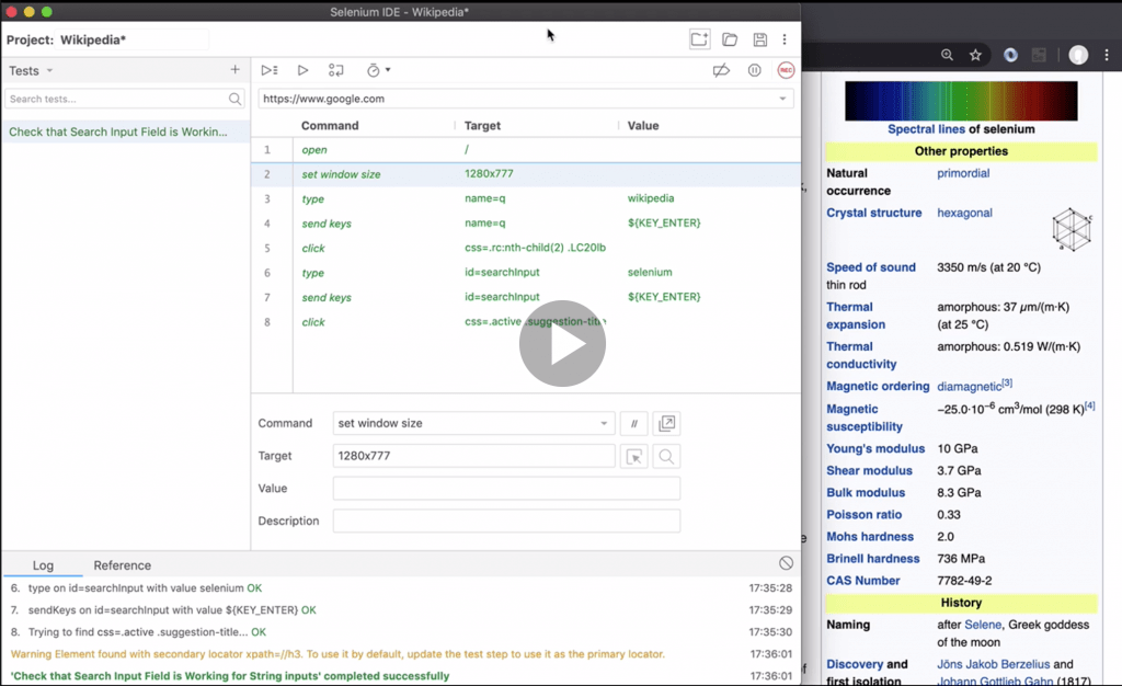 selenium ide