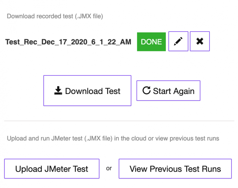 Record JMeter Tests Chrome Extension