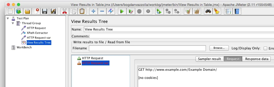 jmeter-xpath-extracted-variable
