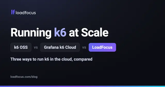 Running k6 at Scale: k6 OSS vs Grafana k6 Cloud vs LoadFocus