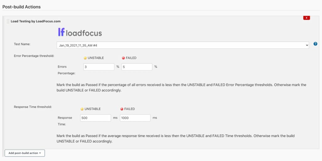 Load testing Jenkins CI/CD plugin