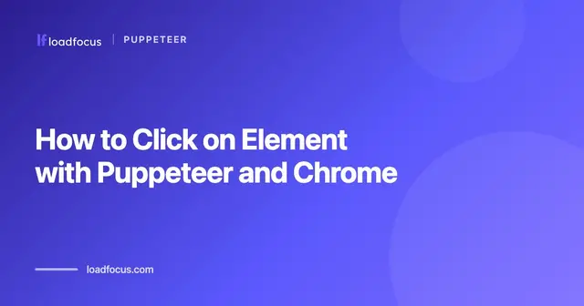 How to Click on Element with Puppeteer and Chrome