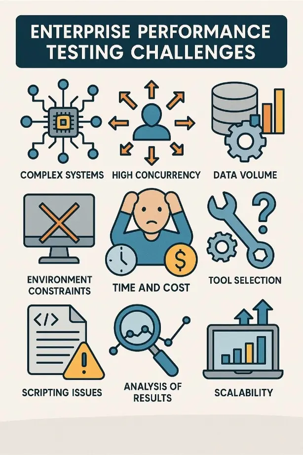 Overcoming Top 10 Enterprise Performance Testing Challenges
