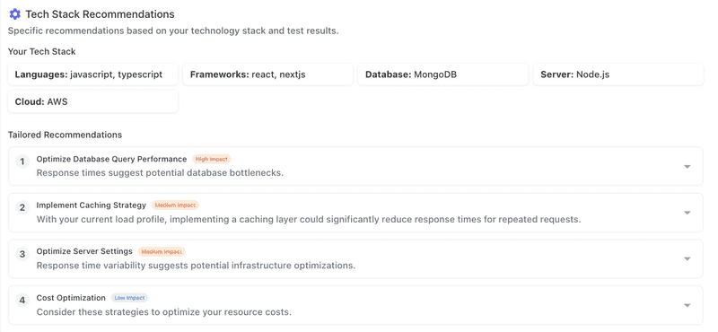 Tech Stack Recommendations Overview