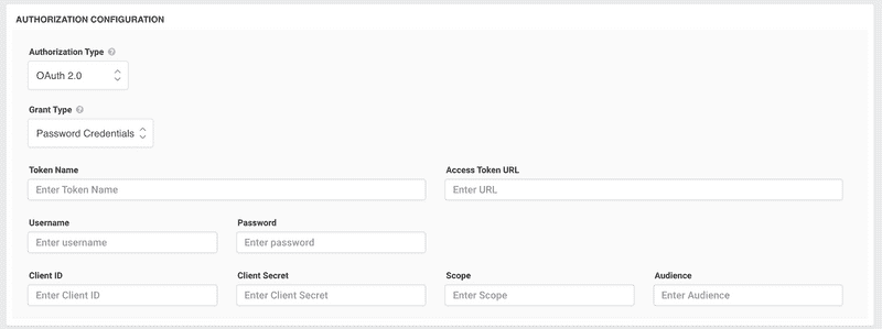 Password Credentials Grant Type in LoadFocus