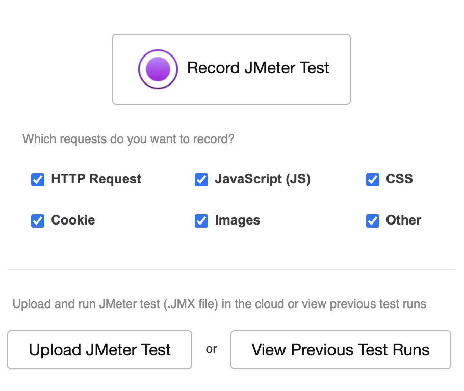 Grabar y generar scripts de JMeter.